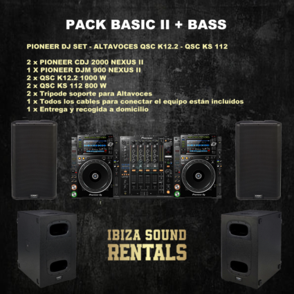 PACK BASIC II + BASS