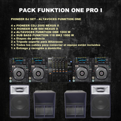 PACK FUNKTION ONE PRO I