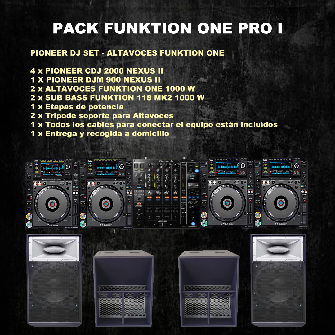 PACK FUNKTION ONE PRO I