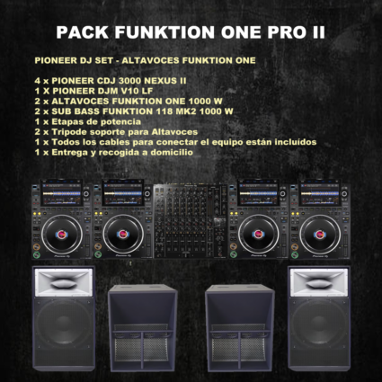 PACK FUNKTION ONE PRO II