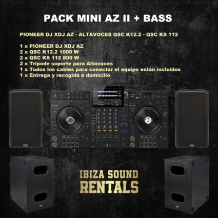 PACK MINI AZ II + BASS