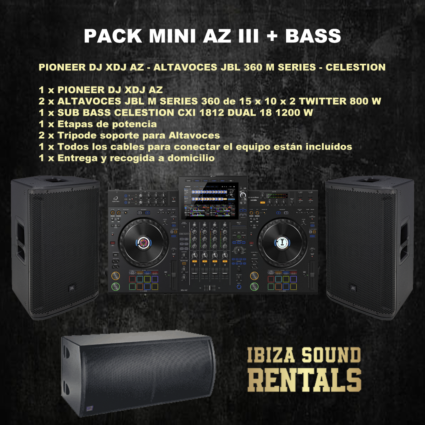 PACK MINI AZ III + BASS