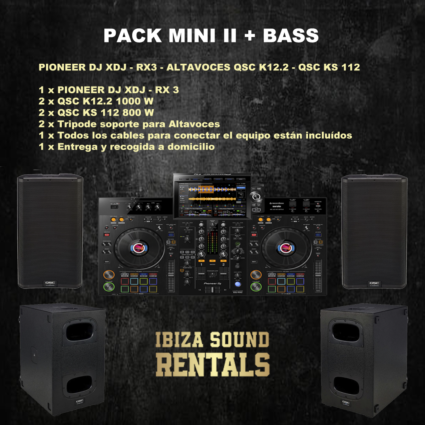PACK MINI II + BASS