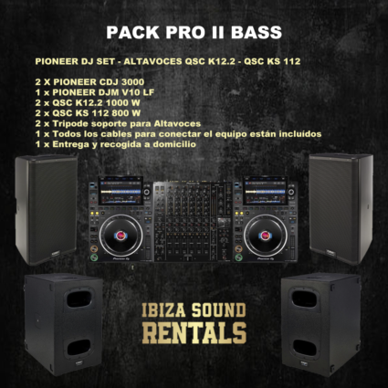 PACK PRO II + BASS