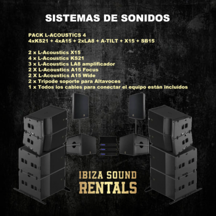 PACK L-ACOUSTICS 4